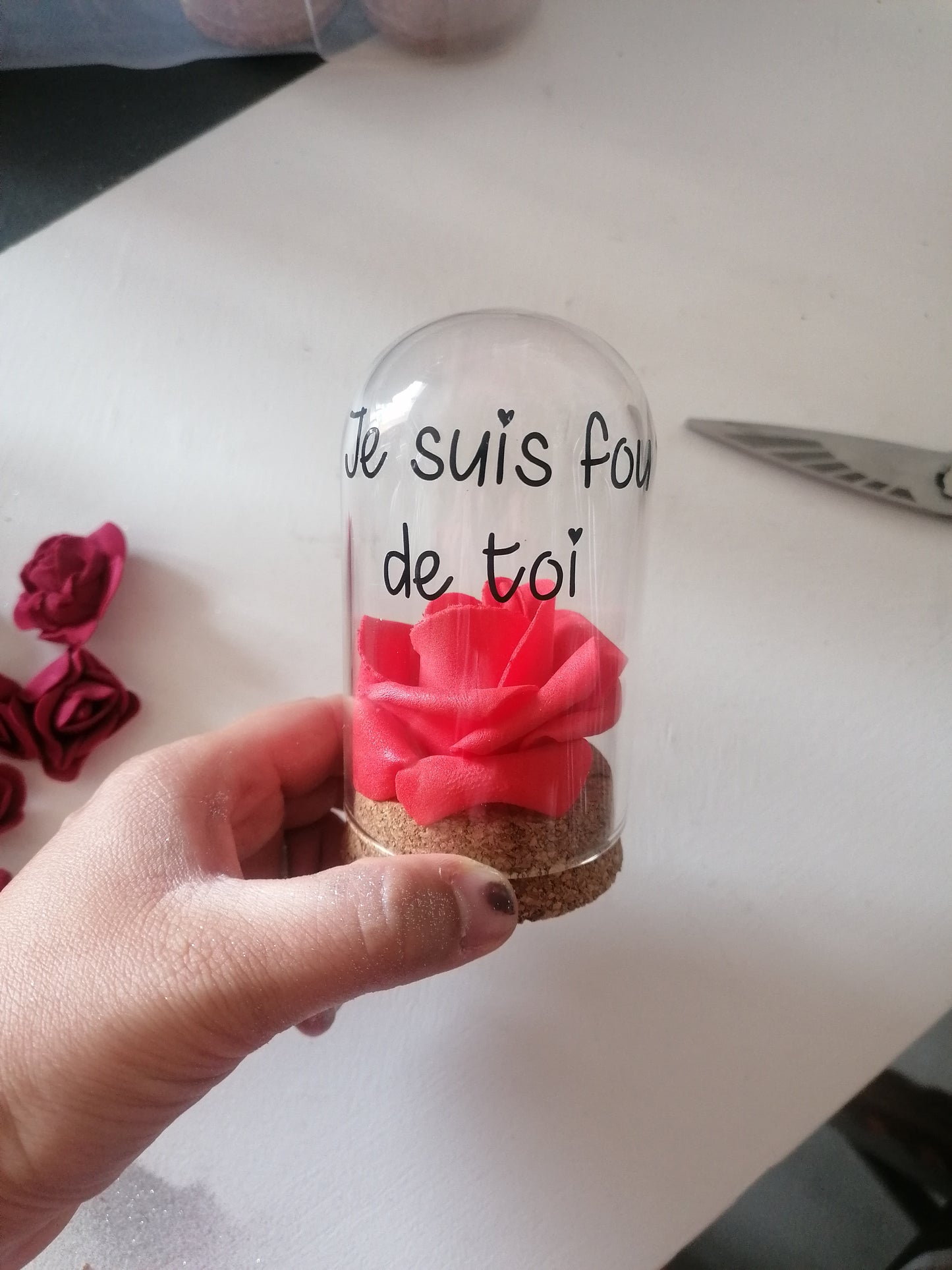 Petite cloche en verre