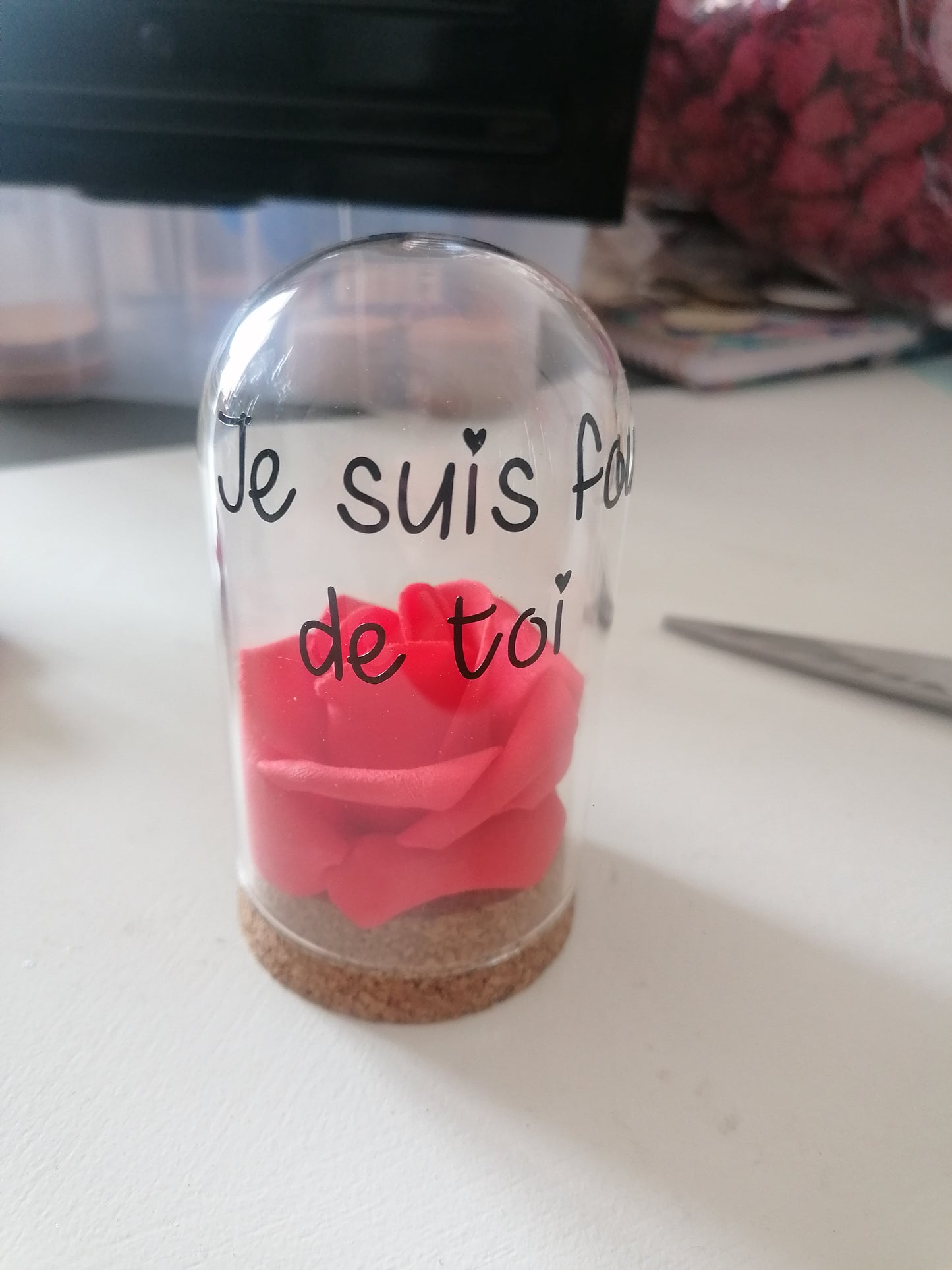 Petite cloche en verre