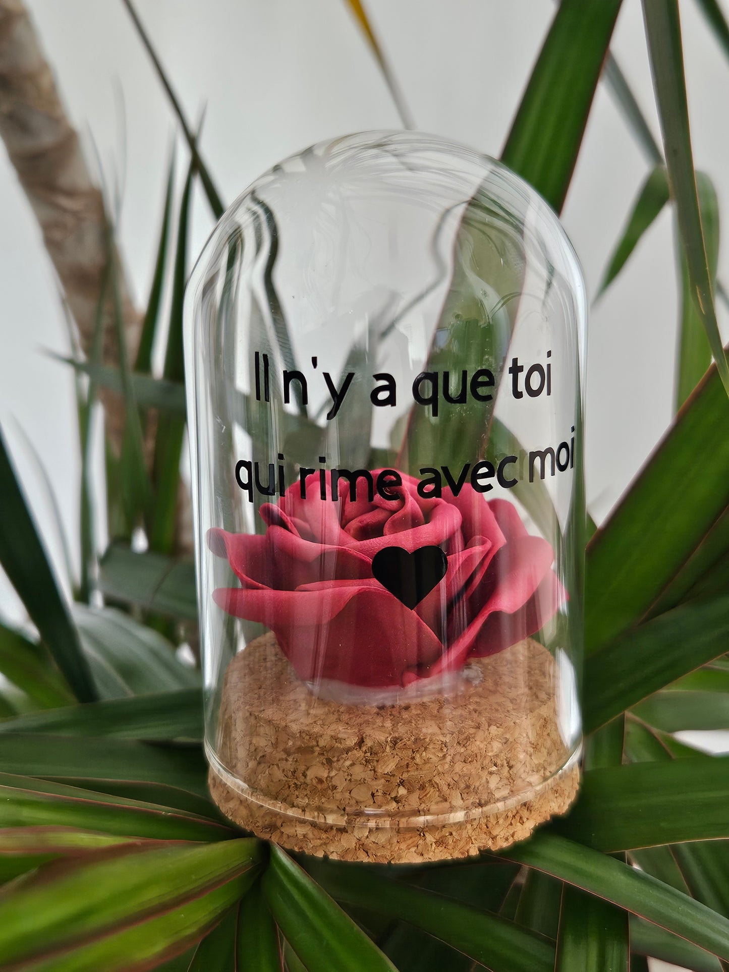 Petite cloche en verre