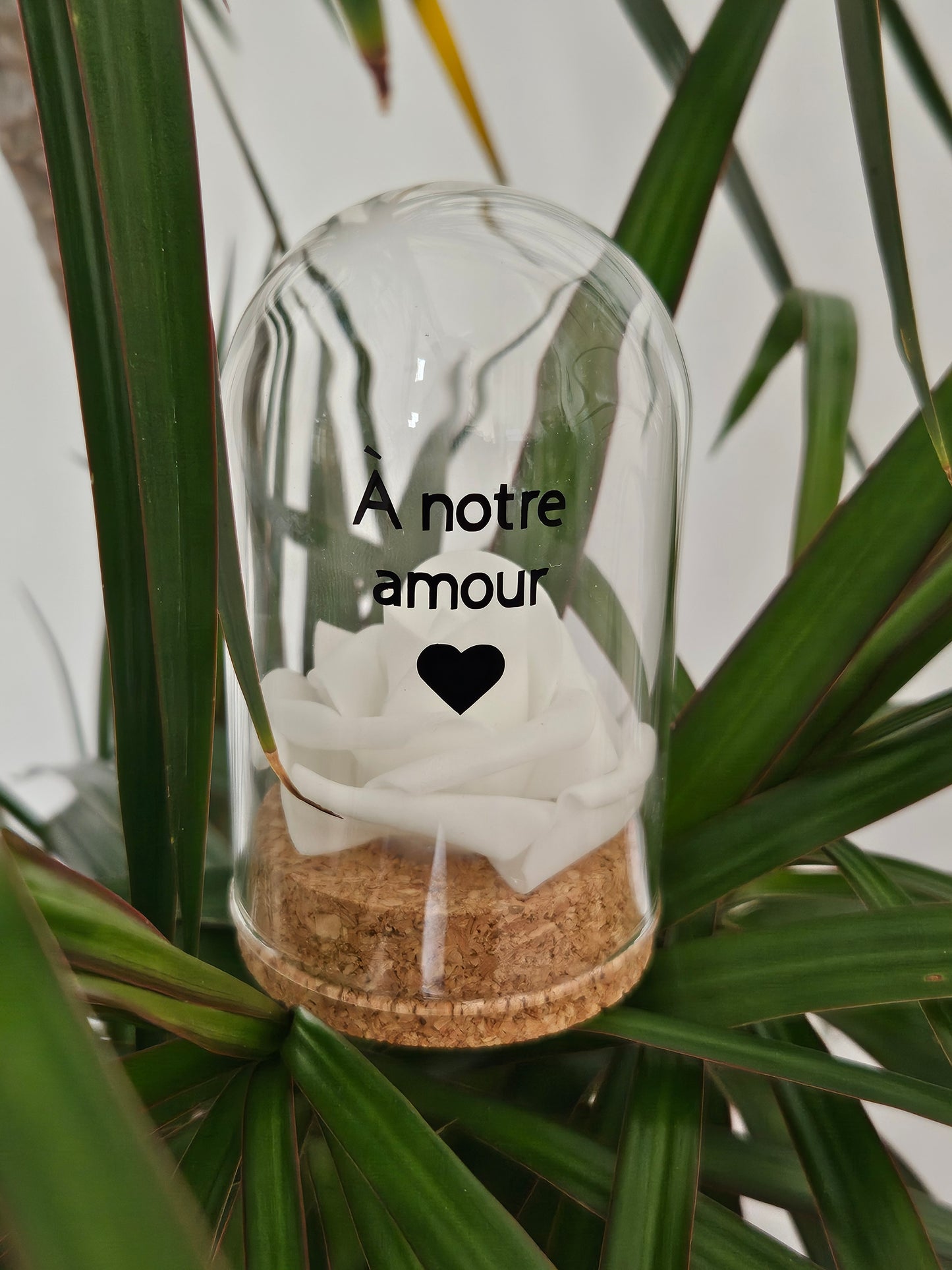 Petite cloche en verre